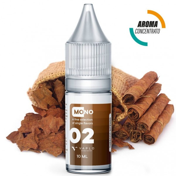 AROMA CONCENTRATO - 02 TABACCO INTENSO - MONO - VAPLO - 10 ML