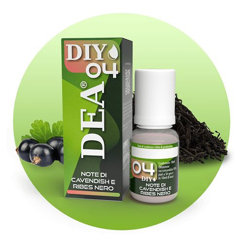 DEA FLAVOR - AROMA DIY - 04 CAVENDISH E RIBES NERO 10 ML