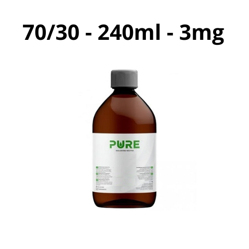 PURE - BASE NEUTRA 70/30 - 240ML NICOTINA 3 MG