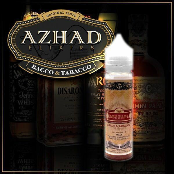 AZHAD'S ELIXIRS BACCO E TABACCO - SENOR DON PAPA - 60 ML