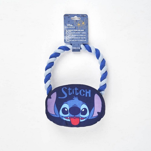 FANPET WALT DISNEY - GIOCO PER CANE CORDA E SONAGLINO STICH