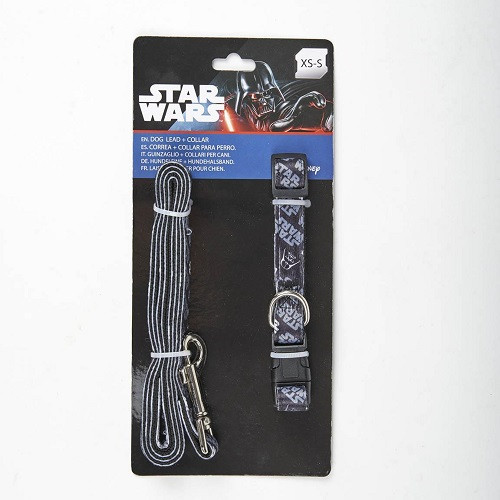 FANPET WALT DISNEY - GUINZAGLIO E COLLARE STAR WARS TAGLIA S-M