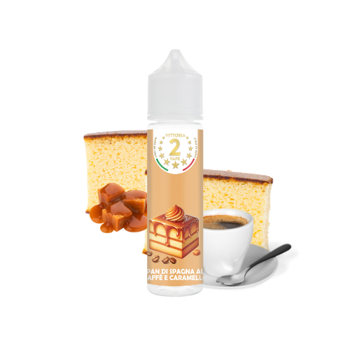 VITTORIA VAPE - CREAM N2 PAN DI SPAGNA CON CAFFE' E CARAMELLO - AROMA CONCENTRATO 10ML 