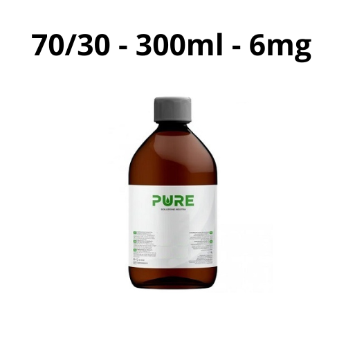 PURE - BASE NEUTRA 70/30 - 300 ML NICOTINA 6 MG