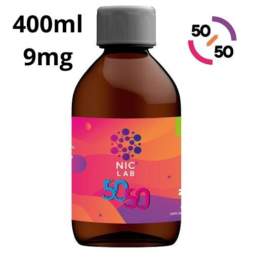 NIC LAB - BASE NEUTRA 50/50 - 400ML NICOTINA 9MG