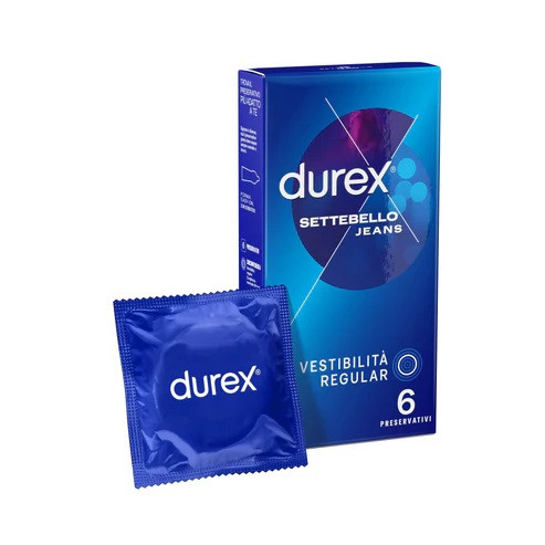 Preservativi Durex Settebello Jeans 6 pezzi