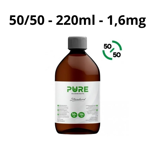 PURE - BASE NEUTRA 50/50 - 220ML NICOTINA 1,6MG