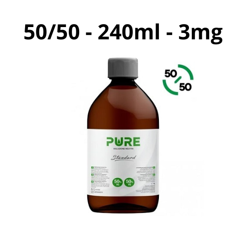 PURE - BASE NEUTRA 50/50 - 240ML NICOTINA 3MG