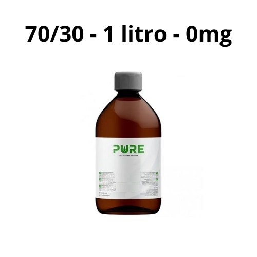 PURE  - BASE NEUTRA 70/30 - 1 LITRO - NICOTINA 0 MG