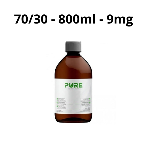 PURE - BASE NEUTRA 70/30 - 800 ML NICOTINA 9 MG