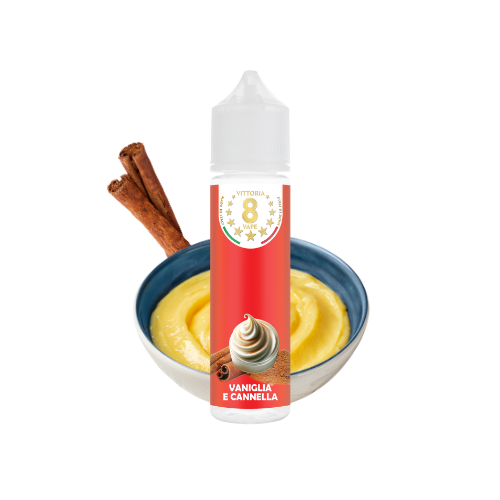 VITTORIA VAPE - CREAM N8 VANIGLIA E CANNELLA - AROMA CONCENTRATO 10ML 