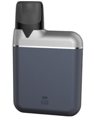 AKSO+ - REFILLABLE POD STARTER KIT GRAY/BLUE