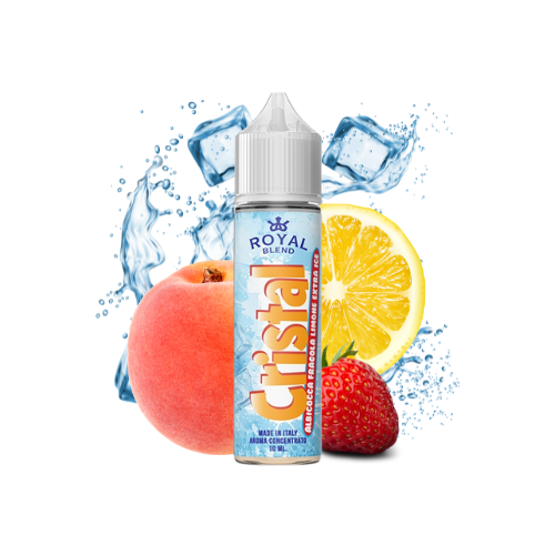 ROYAL BLEND - CRISTAL ALBICOCCA FRAGOLA LIMONE EXTRA ICE - AROMA SHOT SERIES 10ML