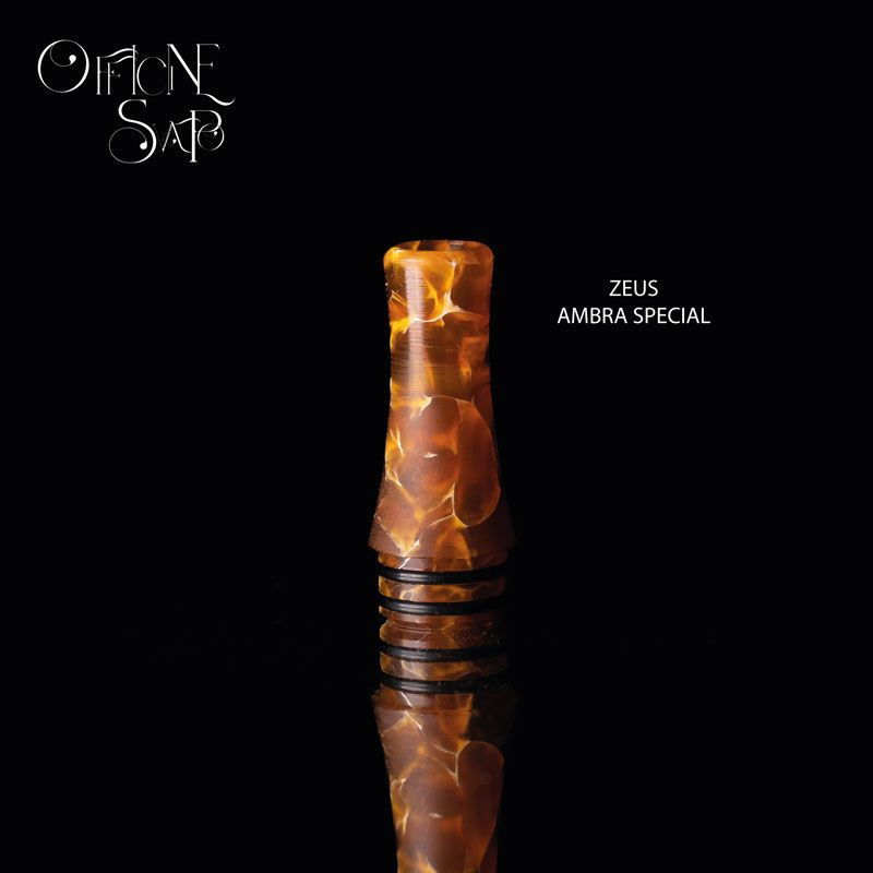 OFFICINE SVAPO - DRIP TIP 510 ZEUS - AMBRA SPECIAL