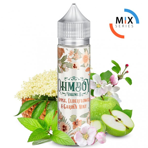 OHM BOY - APPLE ELDERFLOWER & GARDEN MINT 60 ML