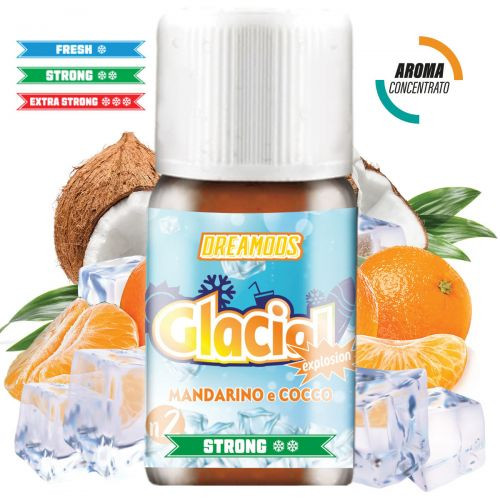 AROMA CONCENTRATO - GLACIAL  - 2 MANDARINO COCCO FRESH - DREAMODS - 10 ML