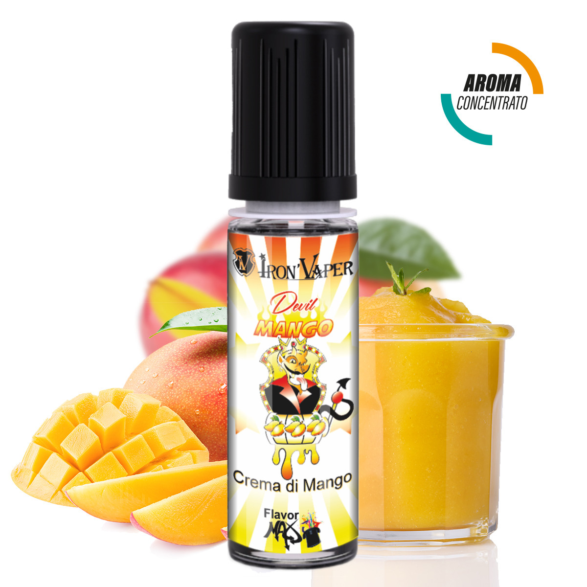 IRON VAPER - FLAVOR MAX DEVIL MANGO - AROMA CONCENTRATO 15 ML