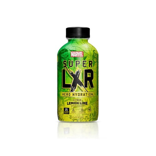 ARIZONA X MARVEL Super LXR Hero Hydration Citrus & Lemon Lime – Bevanda Idratante al gusto di Agrumi, Limone e Lime 473 ml