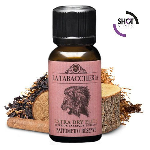 LA TABACCHERIA - EXTRA DRY 4POD WHITE BAFFOMETTO RESERVE - SHOT SERIES 20ML NEW