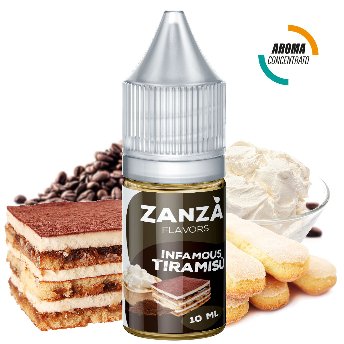 ZANZA' - VAPLO - INFAMOUS TIRAMISU - AROMA CONCENTRATO 10 ML