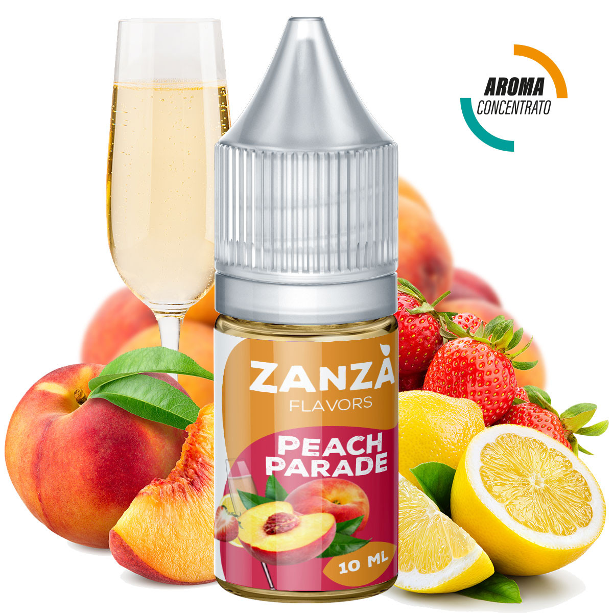 ZANZA' - VAPLO - PEACH PARADE - AROMA CONCENTRATO 10 ML