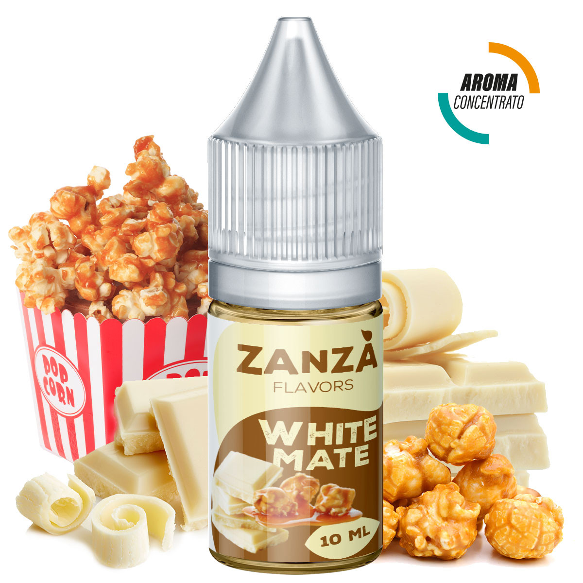 ZANZA' - VAPLO - WHITE MATE - AROMA CONCENTRATO 10 ML