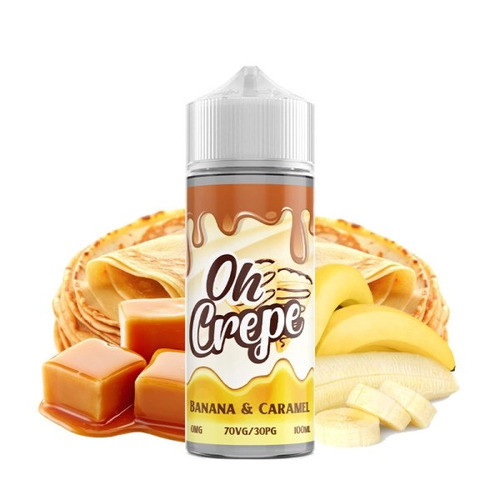 VAPEIQ OH CREPE - BANANA & CARAMEL 120ML