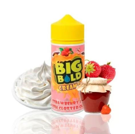 BIG BOLD - CREAMY STRAWBERRY JAM WITH CREAM 120ML