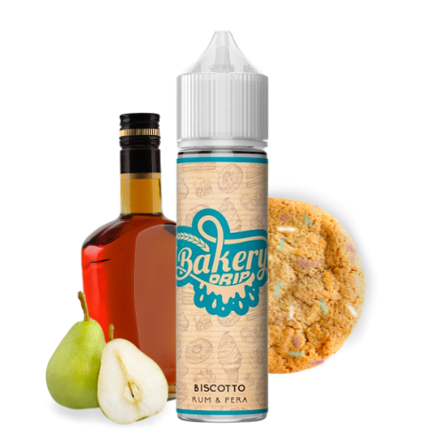 RELOAD VAPE - BAKERY DRIP BISCOTTO RUM E PERA - SHOT SERIES 20ML