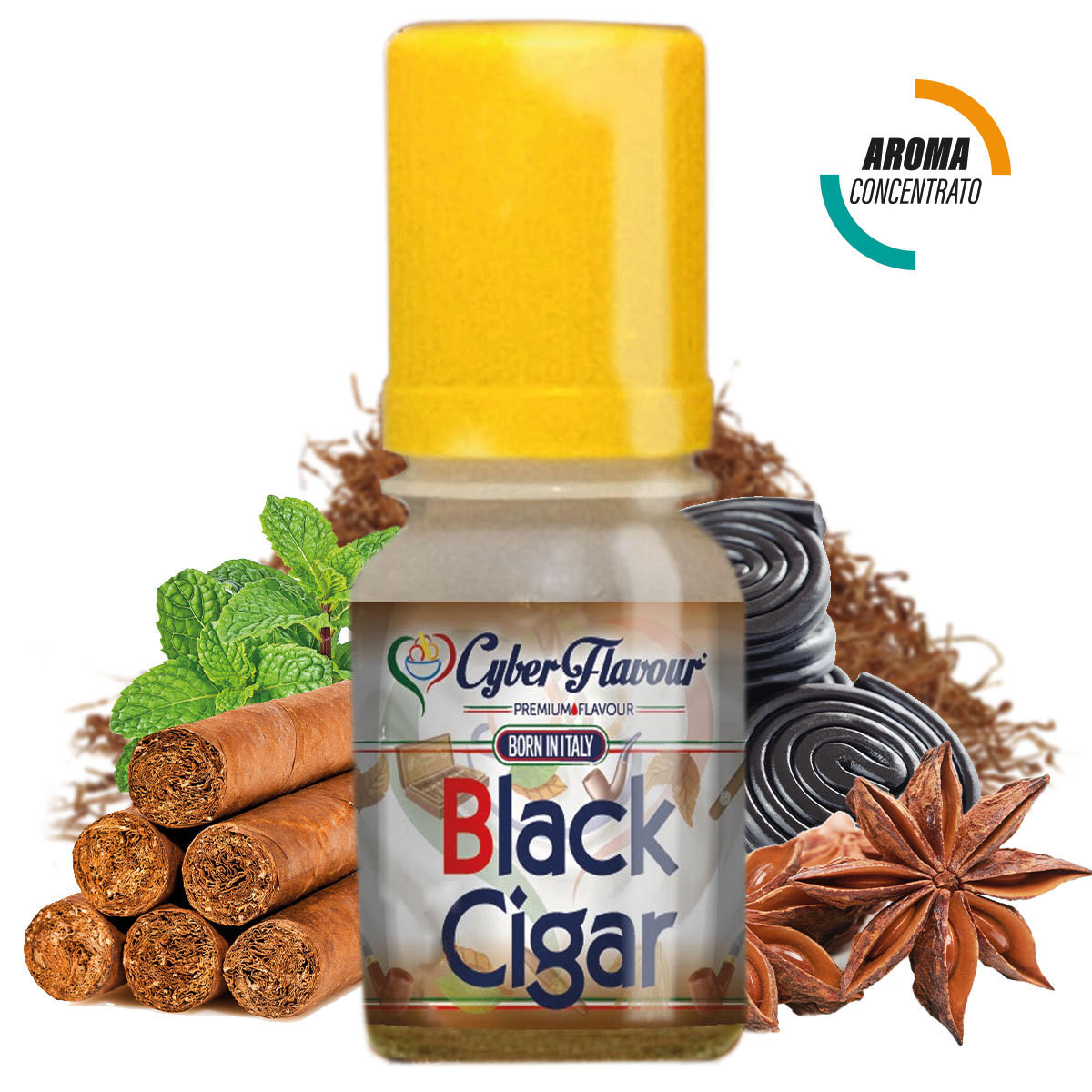 AROMA CONCENTRATO BLACK CIGAR - CYBERFLAVOUR - 10 ML