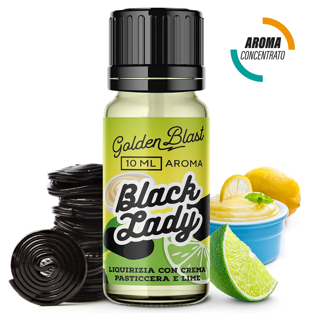 AROMA CONCENTRATO DEORO - GOLDEN BLAST - BLACK LADY  10 ML