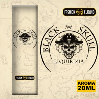 FASHION VAPE ELIQUID - BLACK SKULL - AROMA SHOT SERIES 20ML