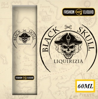 FASHION VAPE ELIQUID - BLACK SKULL 60ML