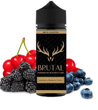 BLACKOUT BRUTAL - BLACKBERRY BLUEBERRY CHERRY 120ML