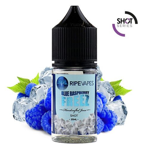 RIPE VAPES - BLUE RASPBERRY FREEZ - SHOT SERIES 25ML NEW