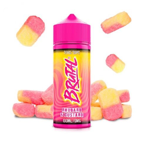 BRUTAL BY JUST JUICE - RHUBARB & CUSTARD 120ML