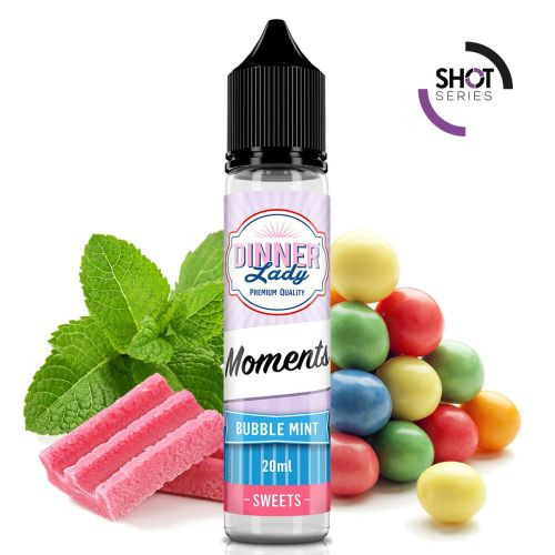 DINNER LADY - BUBBLE MINT - SHOT SERIES 20ML NEW