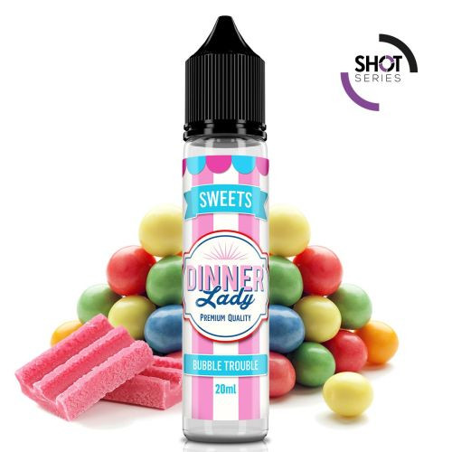 DINNER LADY - BUBBLE TROUBLE - SHOT SERIES 20ML NEW