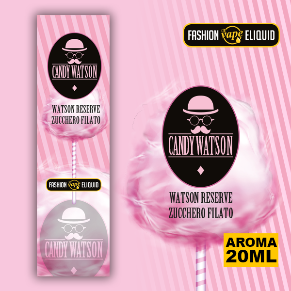 FASHION VAPE ELIQUID - CANDY WATSON - AROMA SHOT SERIES 20ML 