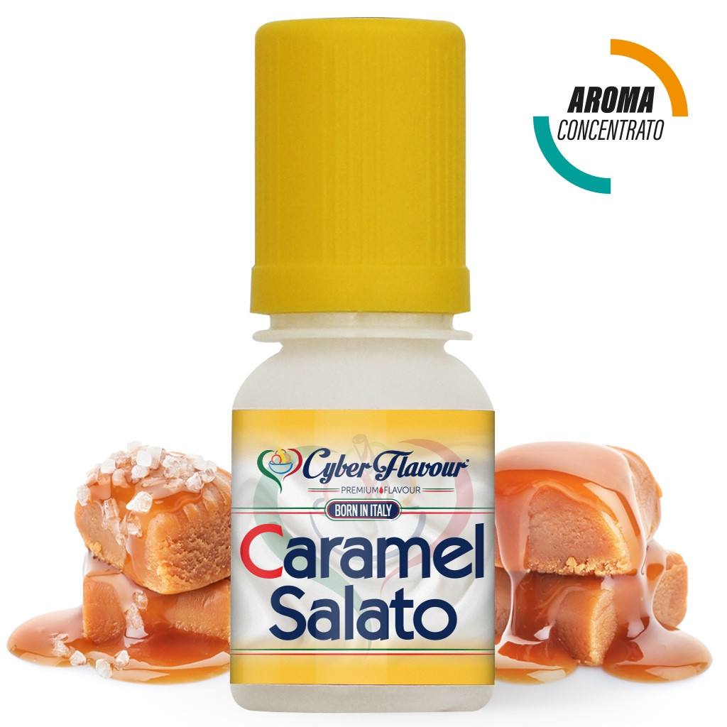 AROMA CONCENTRATO CARAMEL SALATO - CYBERFLAVOUR - 10 ML