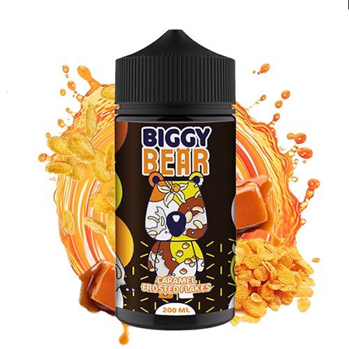 BIGGY BEAR - CARAMEL FROSTED FLAKES 240ML