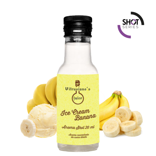 VITRUVIANO'S JUICE - ICE CREAM BANANA - SHOT SERIES 20ML NEW