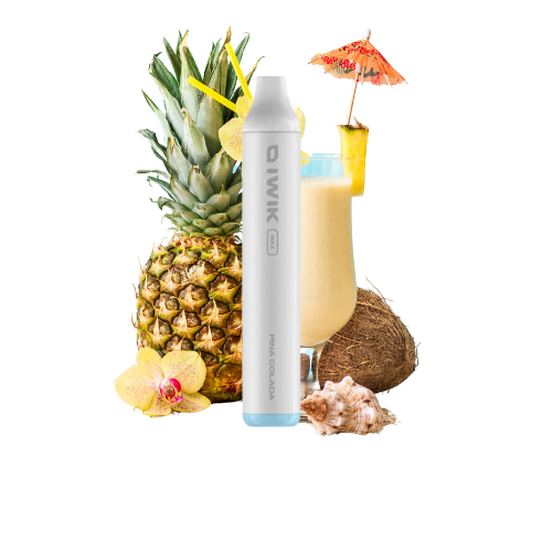 IWIK MAX - USA E GETTA 2500 PUFF 6.5ML - PINA COLADA 0MG