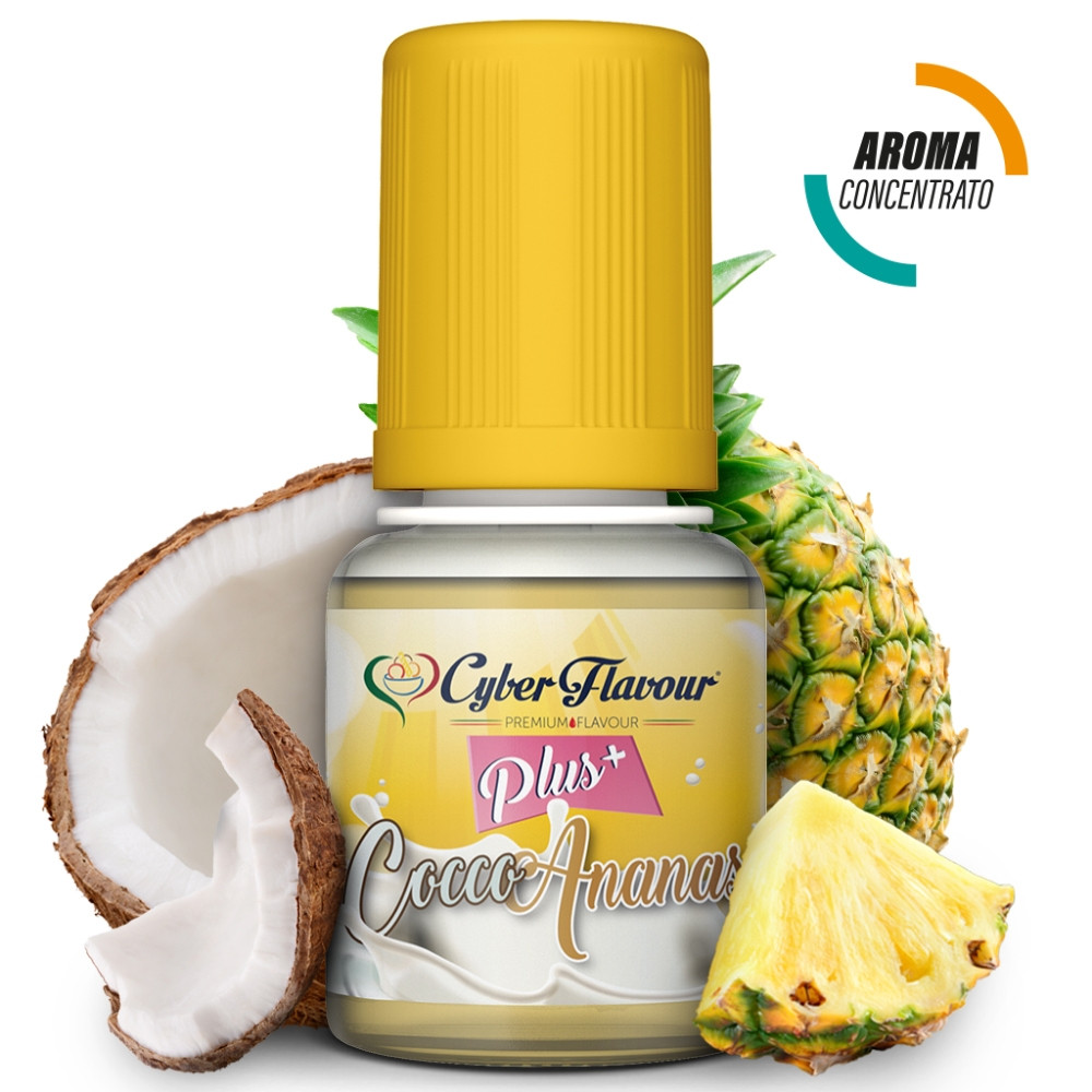 AROMA CONCENTRATO COCCO ANANAS PLUS - CYBERFLAVOUR - 10 ML