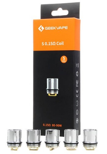 GEEKVAPE - HEAD COIL S 0,15 OHM - 5 PEZZI 