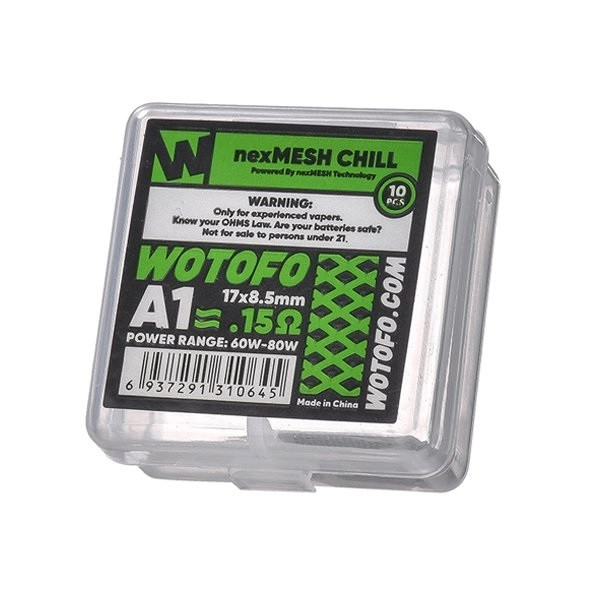 COILS NEXMESH CHILL A1 0.15Ω (10PCS) - WOTOFO