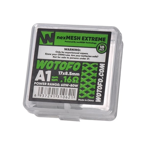 COILS NEXMESH EXTREME A1 0.16Ω (10PCS) - WOTOFO