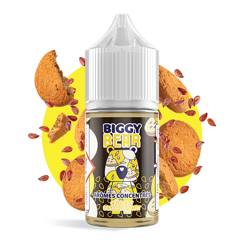 BIGGY BEAR - Aroma 30ml Crunchy Sésame Biscuit