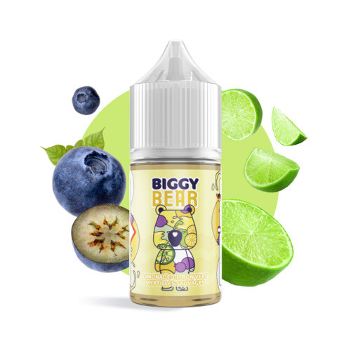 BIGGY BEAR - Aroma 30ml Limonade Citron Vert Myrtilles Sauvages