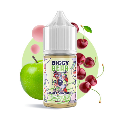 BIGGY BEAR - Aroma 30ml Pomme Cerise Bubble Gum